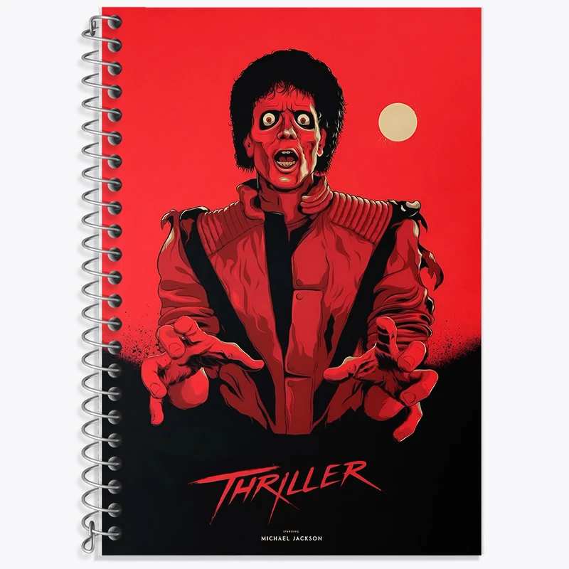 دفتر نت موسیقی 50 برگ خندالو طرح مایکل جکسون (Michael Jackson) کد F13549