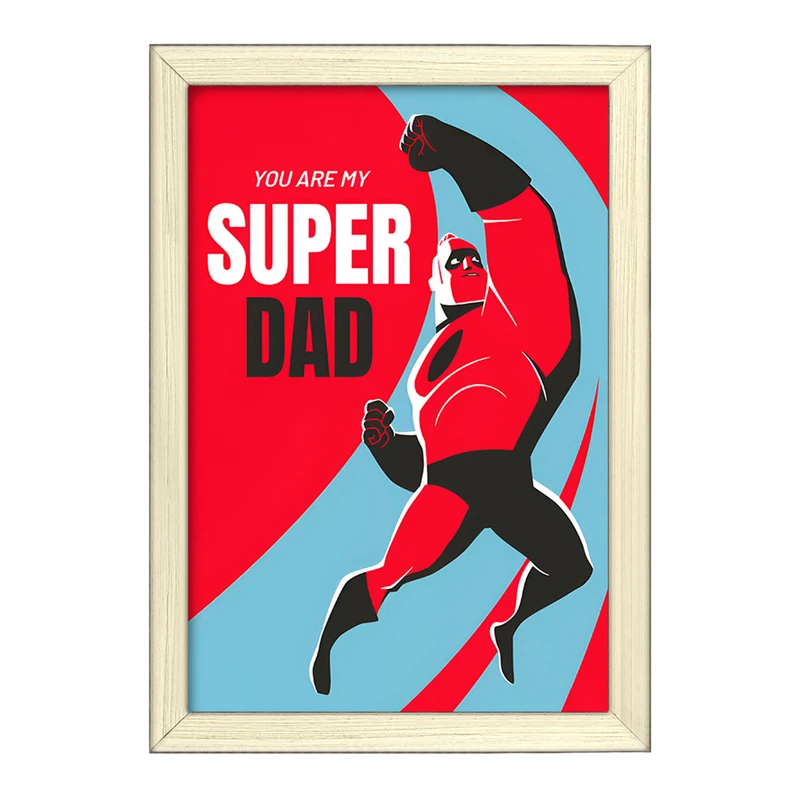 تابلو خندالو طرح شگفت انگیزان (The Incredibles) کد F14243