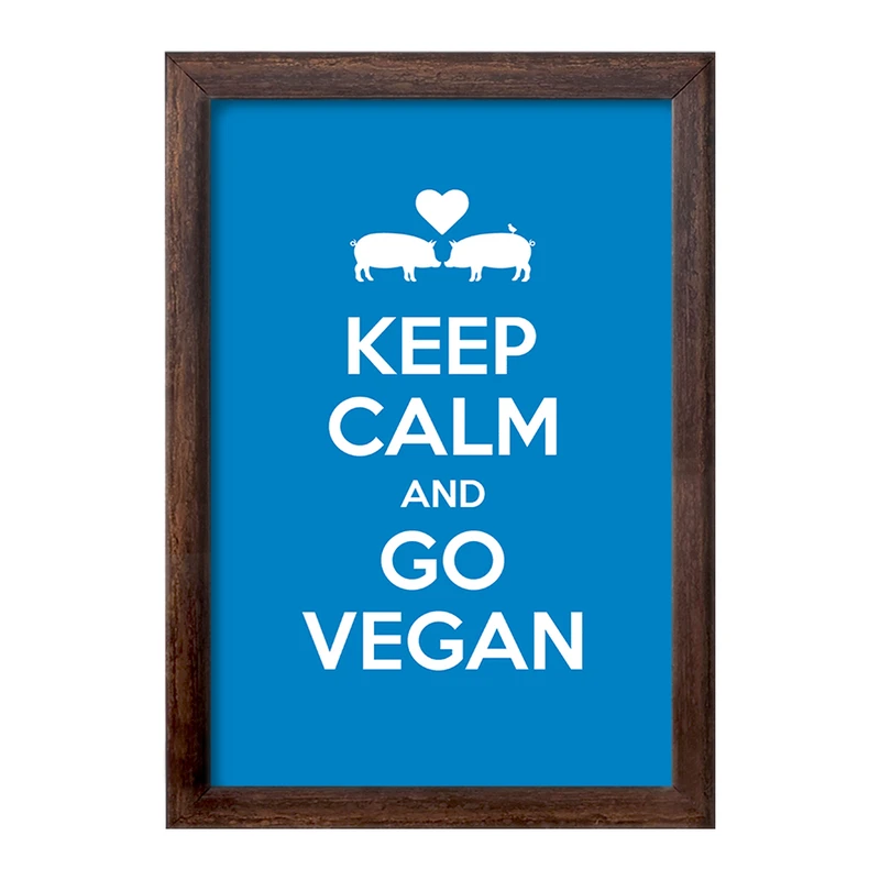 تابلو خندالو طرح وگن Vegan کد 31120