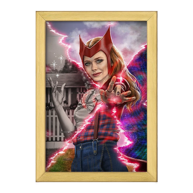 تابلو خندالو طرح اسکارلت ویچ مارول Marvel  کد 19394
