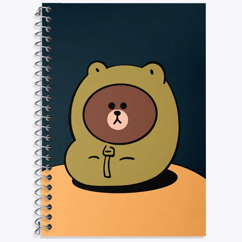 دفتر لغت 50 برگ خندالو طرح خرس سرمایی کد N6707