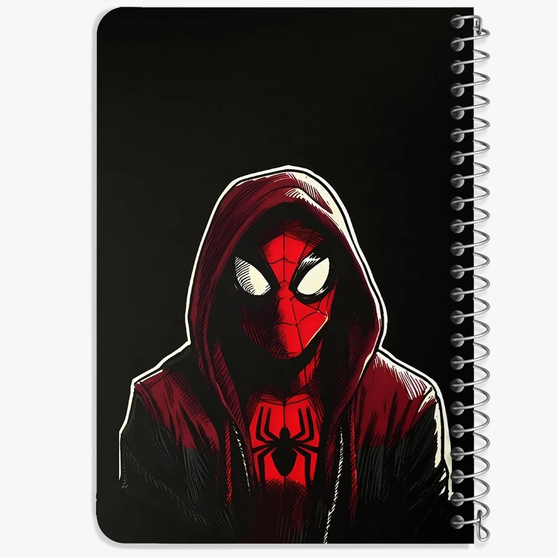 دفتر یادداشت 50 برگ خندالو طرح مرد عنکبوتی (Spider Man) کد N5969