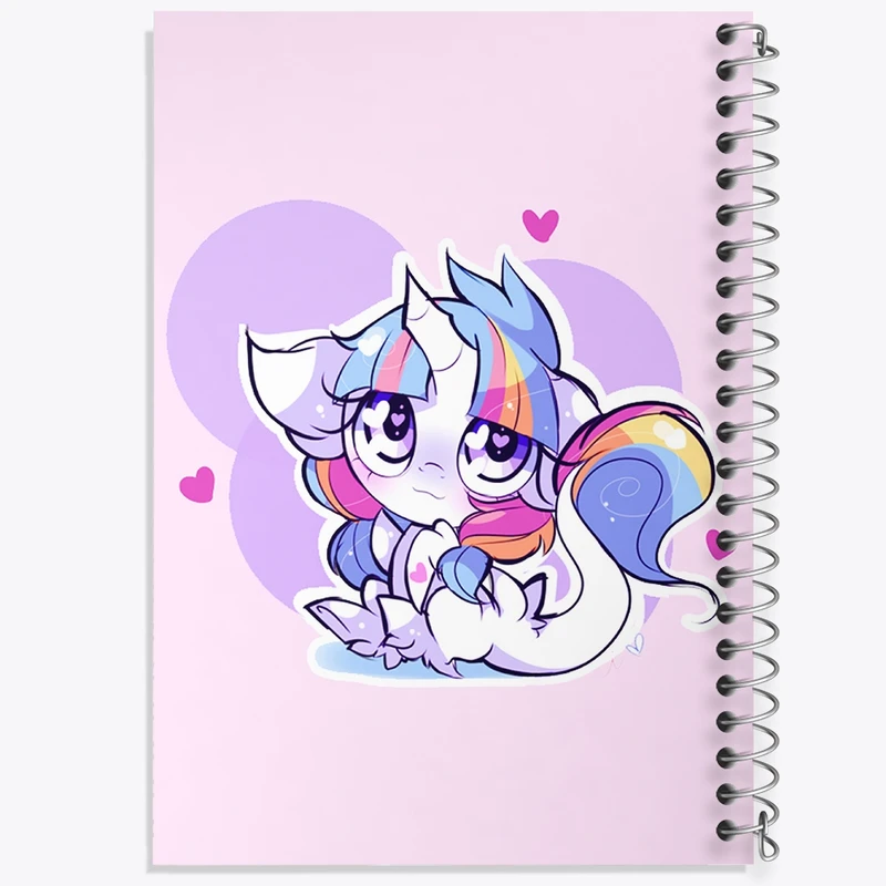 دفتر طراحی 50 برگ خندالو طرح اسب پونی کد 24836