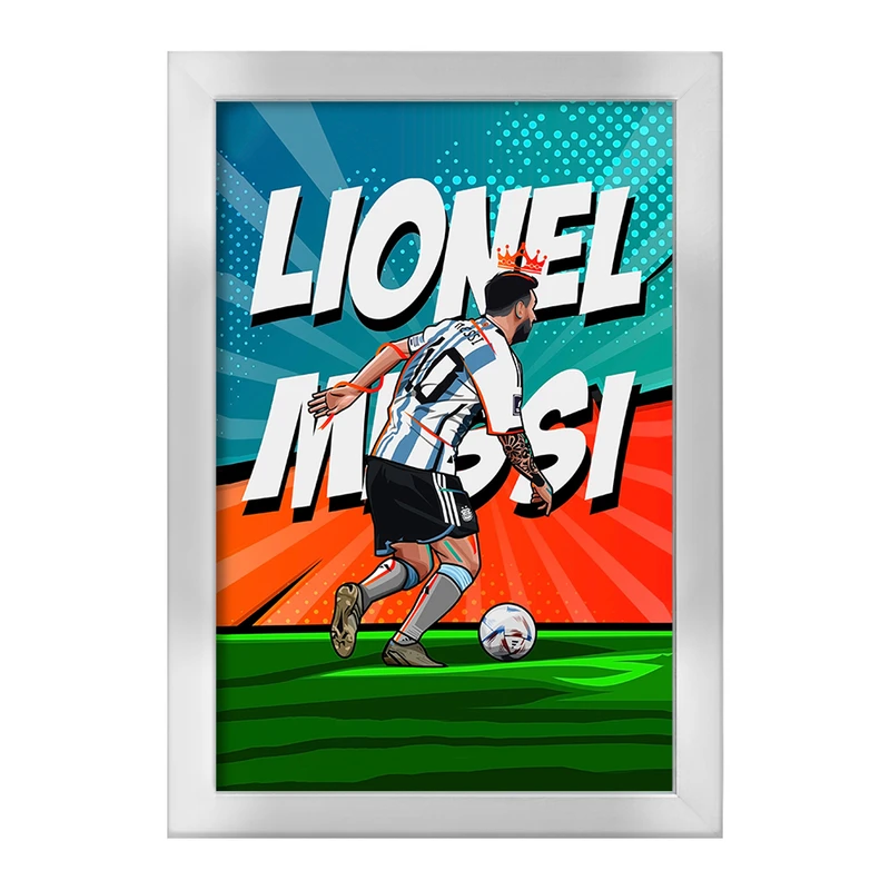 تابلو خندالو طرح لیونل مسی کد F1690