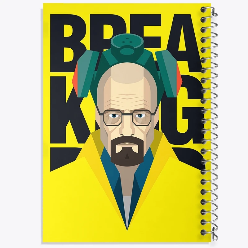 دفتر طراحی 50 برگ خندالو طرح والتر وایت سریال بریکینگ بد Breaking Bad  کد 13288