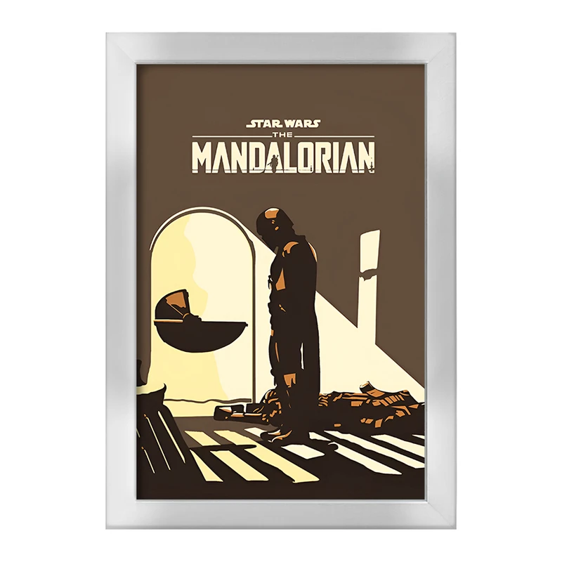 تابلو خندالو طرح مندلورین (The Mandalorian) کد F13742