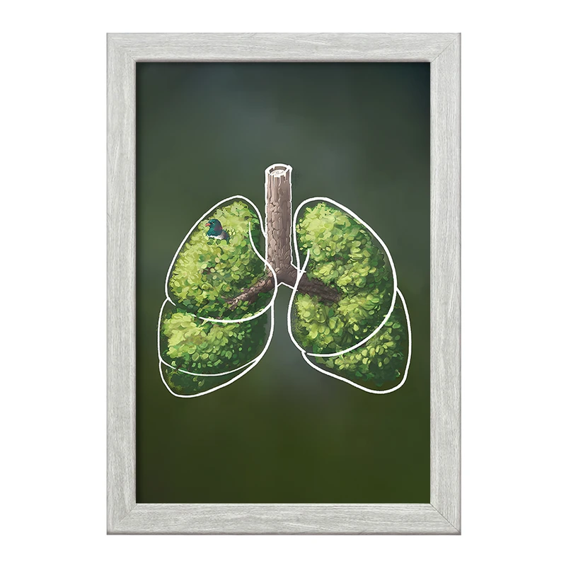 تابلو خندالو طرح ریه (Lungs) کد F14052