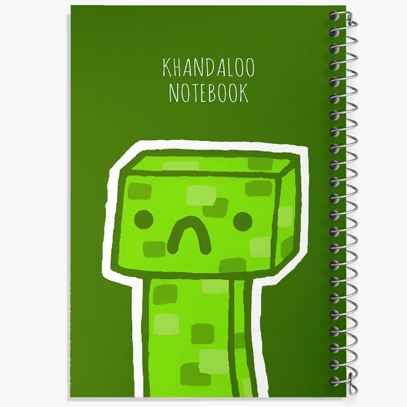 دفتر مشق 50 برگ خندالو طرح بازی ماینکرافت (Minecraft) کد N8687