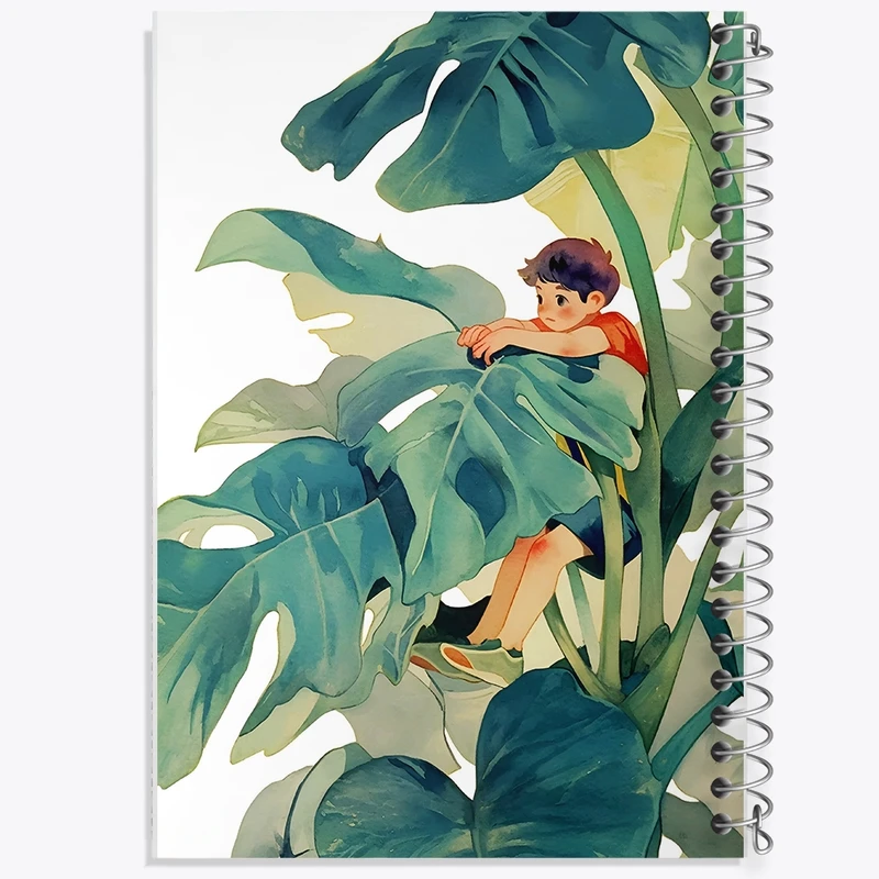 دفتر طراحی 50 برگ خندالو طرح پسرانه کد N7412