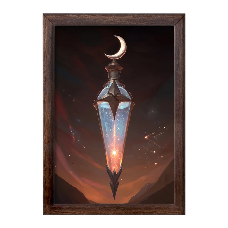 تابلو خندالو طرح بطری اکسیر اسپیرال منشوری کد F10773