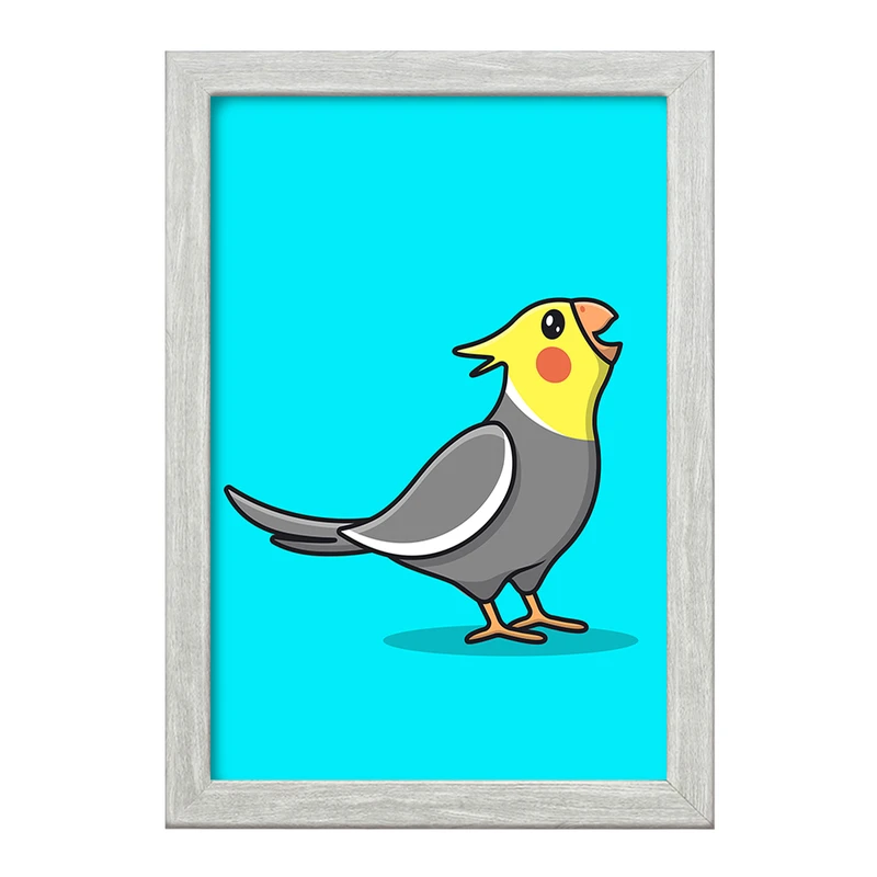 تابلو خندالو طرح حیوانات بامزه عروس هلندی کد 29639