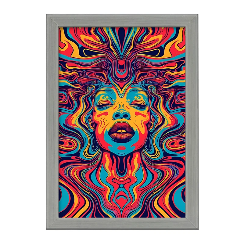 تابلو خندالو طرح انسان انتزاعی کد F4670