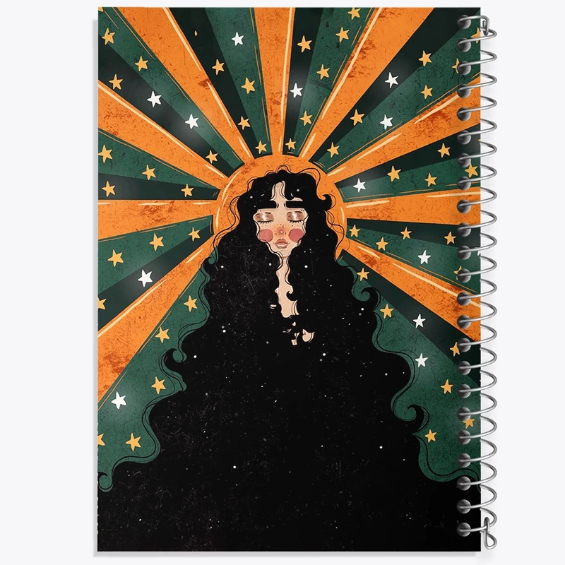 دفتر ژورنال نویسی 50 برگ خندالو مدل نقطه ای طرح دخترانه کد F4359