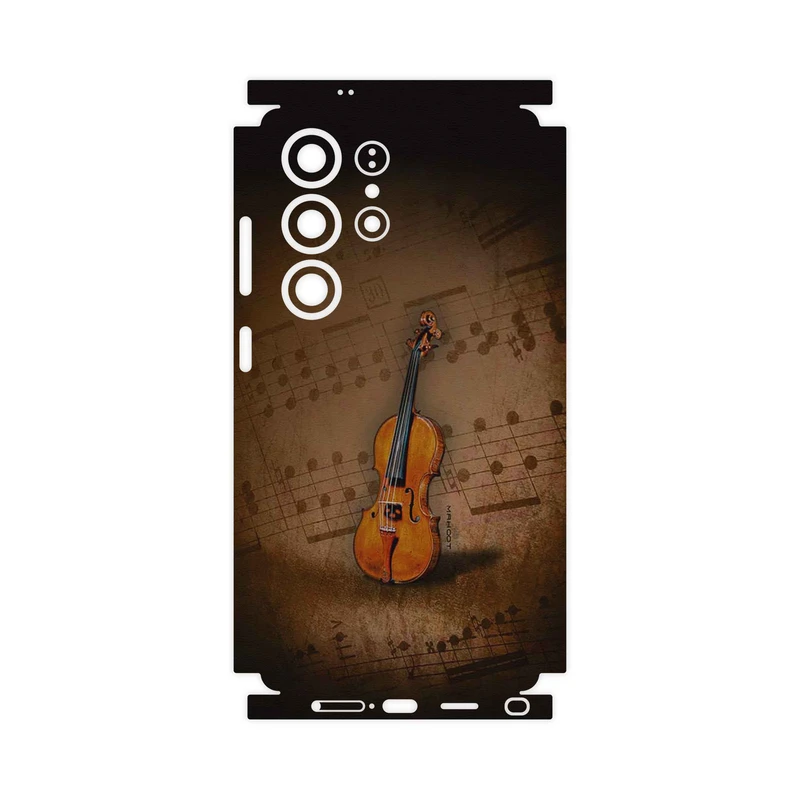 برچسب پوششی ماهوت مدل Violin_Instrument-FullSkin مناسب برای گوشی موبایل سامسونگ Galaxy S25 Ultra