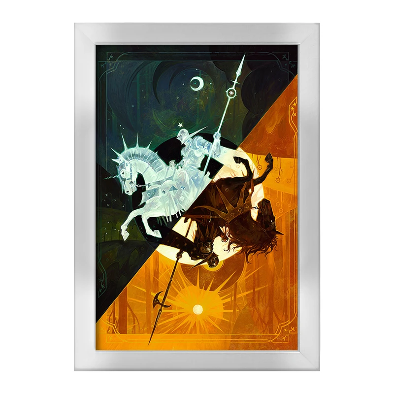 تابلو خندالو طرح شوالیه کد F1119