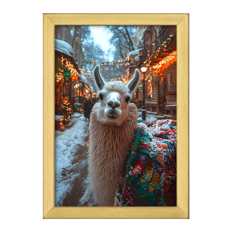 تابلو خندالو طرح لاما کد F8566