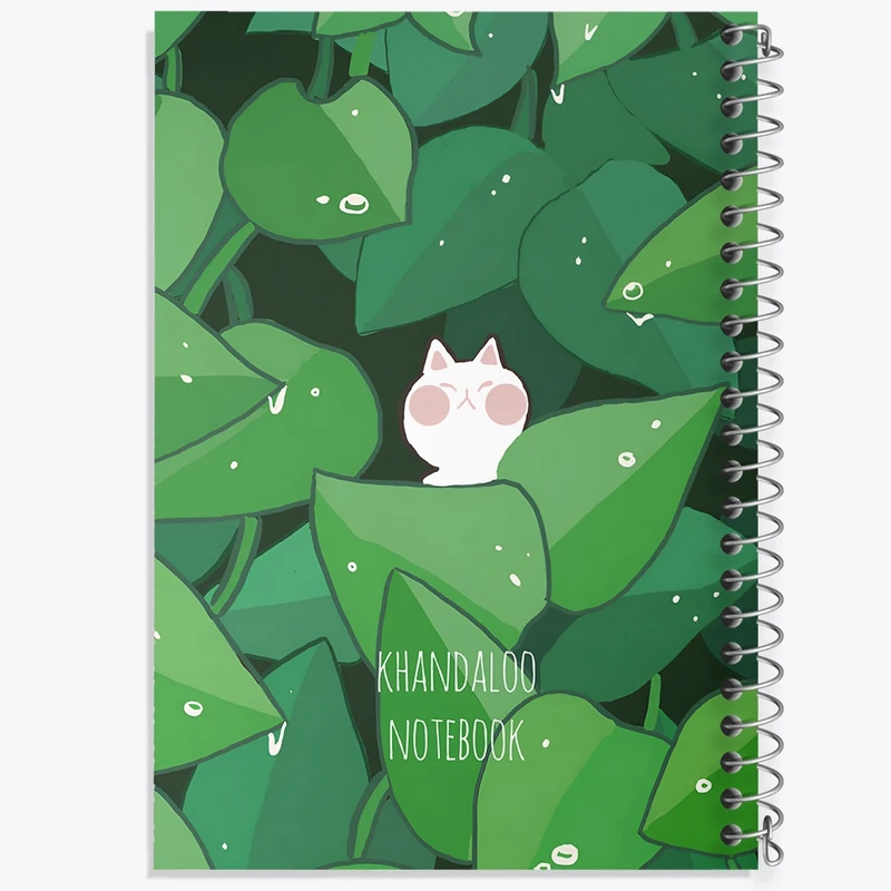 دفتر شطرنجی 50 برگ خندالو طرح پیشی کد N8151