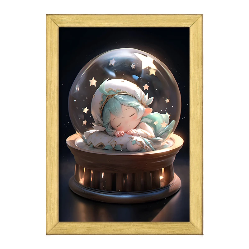 تابلو خندالو طرح دختر کیوت کد F9354