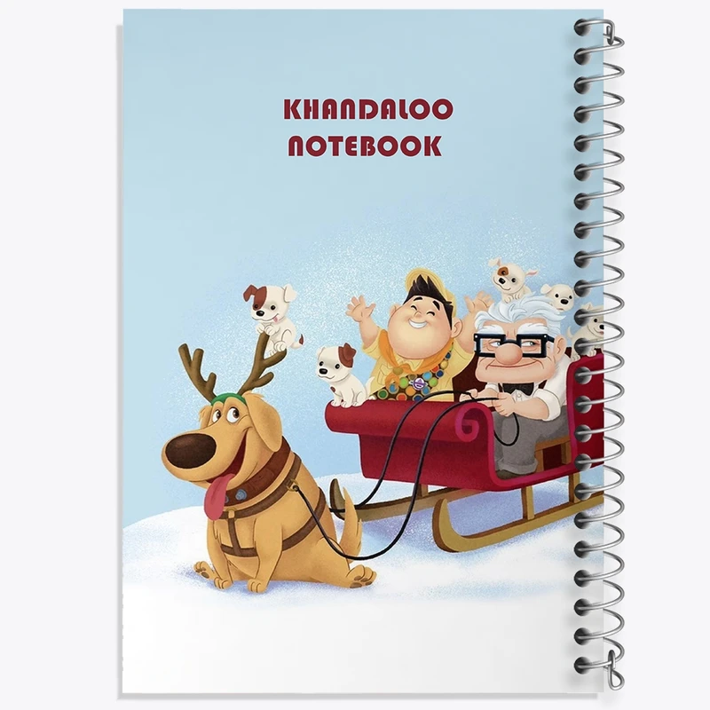 دفتر ژورنال نویسی 50 برگ خندالو مدل نقطه ای طرح آپ (Up) کد N6389