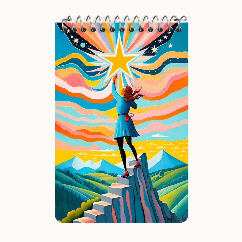 دفتر یادداشت 50 برگ خندالو طرح دخترانه کد F5135