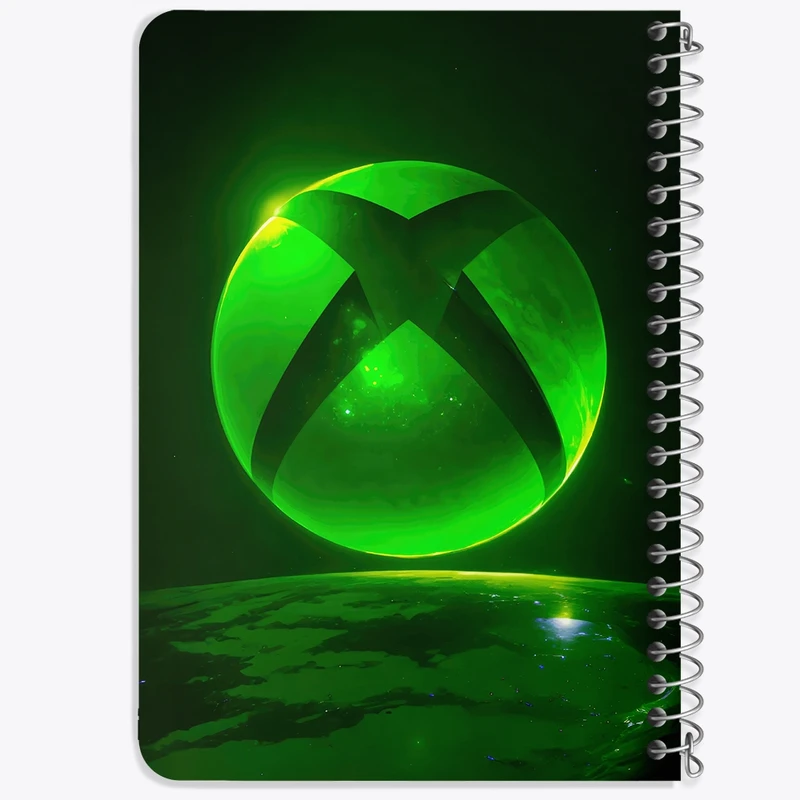 دفتر یادداشت 50 برگ خندالو طرح لوگو ایکس باکس (Xbox) کد N7907