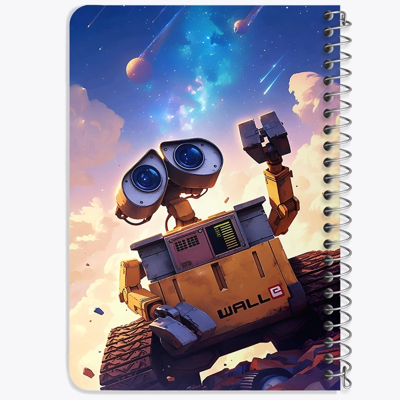 دفتر یادداشت 50 برگ خندالو طرح وال ای (Wall-E) کد N6342