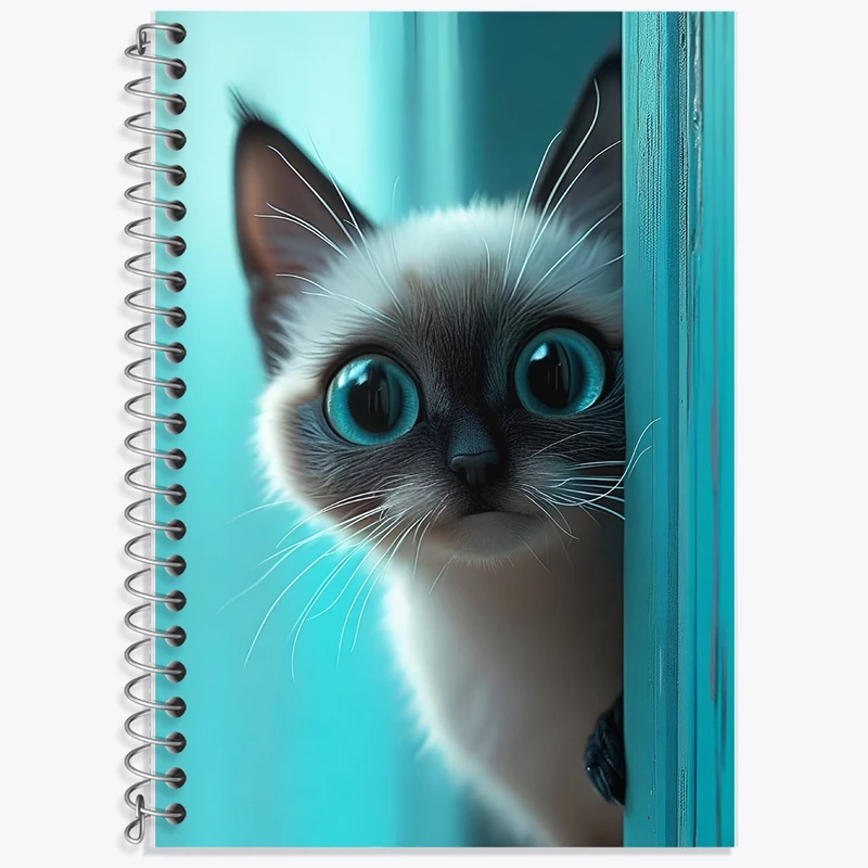 دفتر لغت 50 برگ خندالو طرح گربه بامزه کد F10726