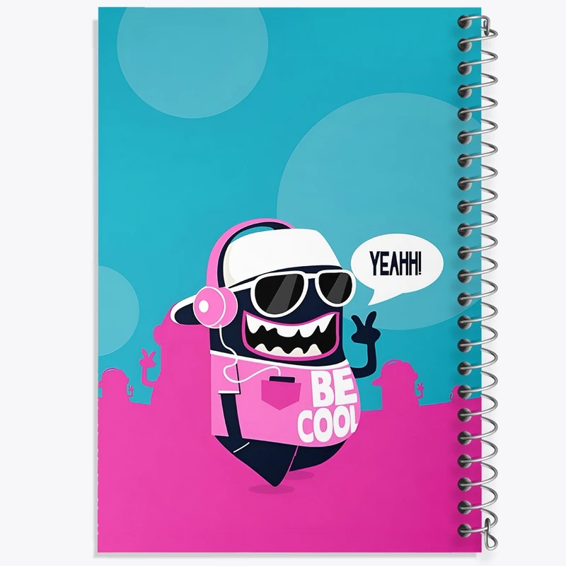 دفتر طراحی 50 برگ خندالو طرح هیولا بامزه کد N7453