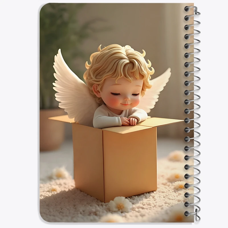 دفتر یادداشت 50 برگ خندالو طرح فرشته کوچولو کد F6655