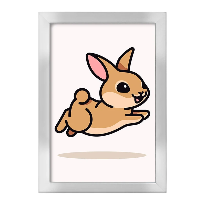 تابلو خندالو طرح حیوانات بامزه خرگوش کد 28184