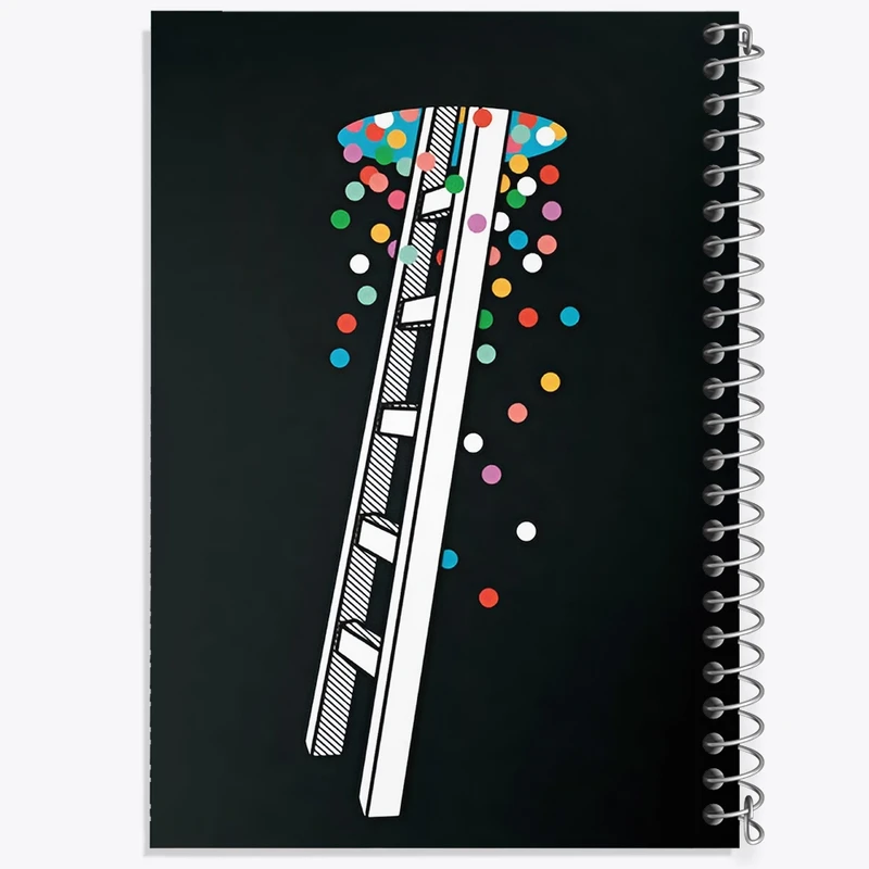 دفتر شطرنجی 50 برگ خندالو طرح نردبان کد F8909