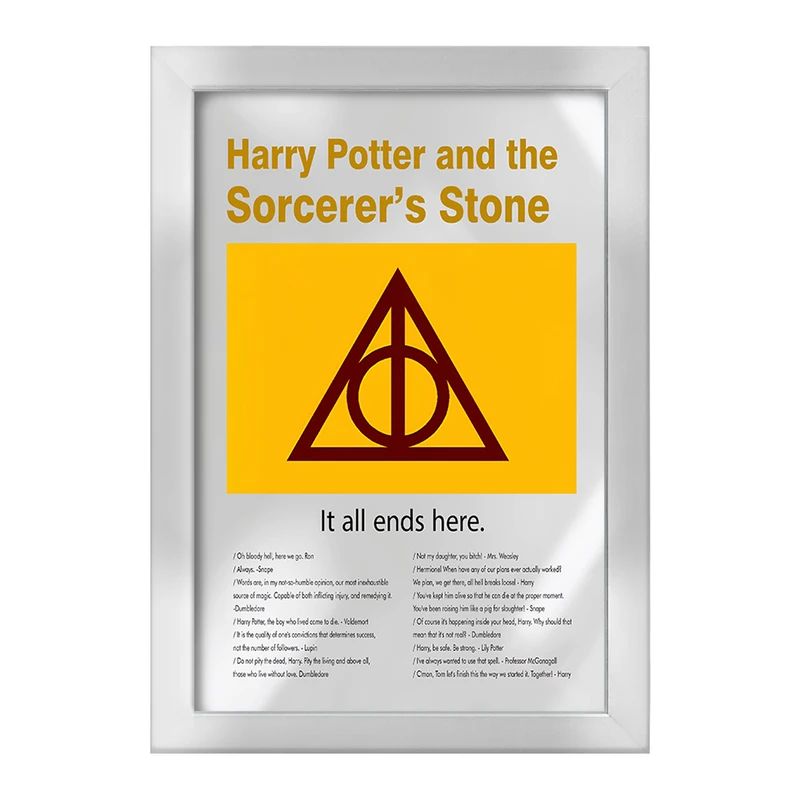 تابلو خندالو طرح هری پاتر (Harry Potter) کد F13860