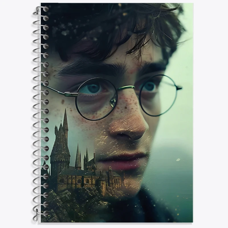 دفتر نت موسیقی 50 برگ خندالو طرح هری پاتر (Harry Potter) کد F14188