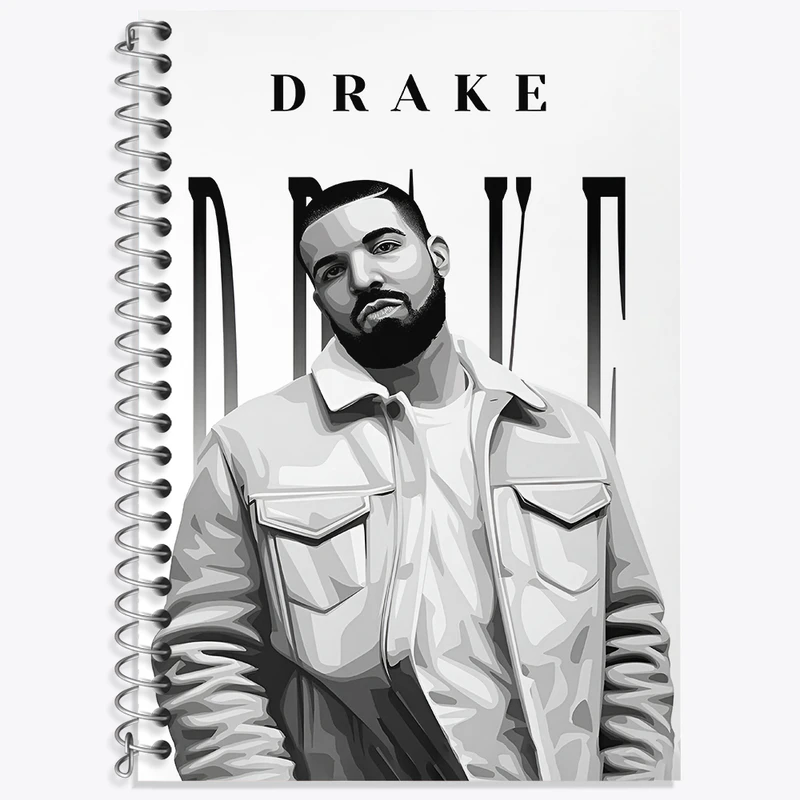 دفتر نت موسیقی 50 برگ خندالو مدل توپاک (Tupac) کد F4641