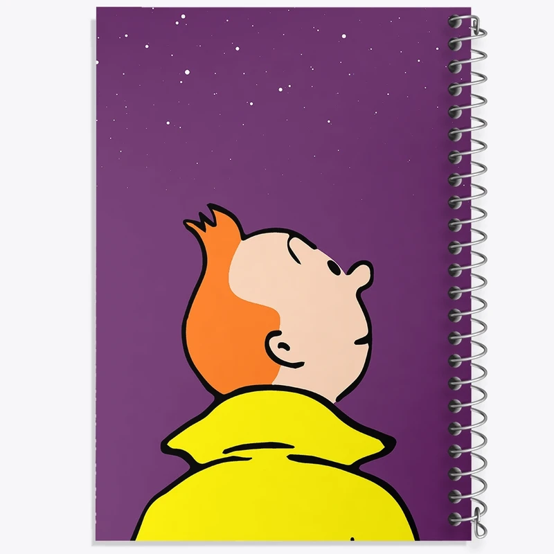 دفتر لیست خرید 50 برگ خندالو طرح تن تن (Tintin) کد F10330