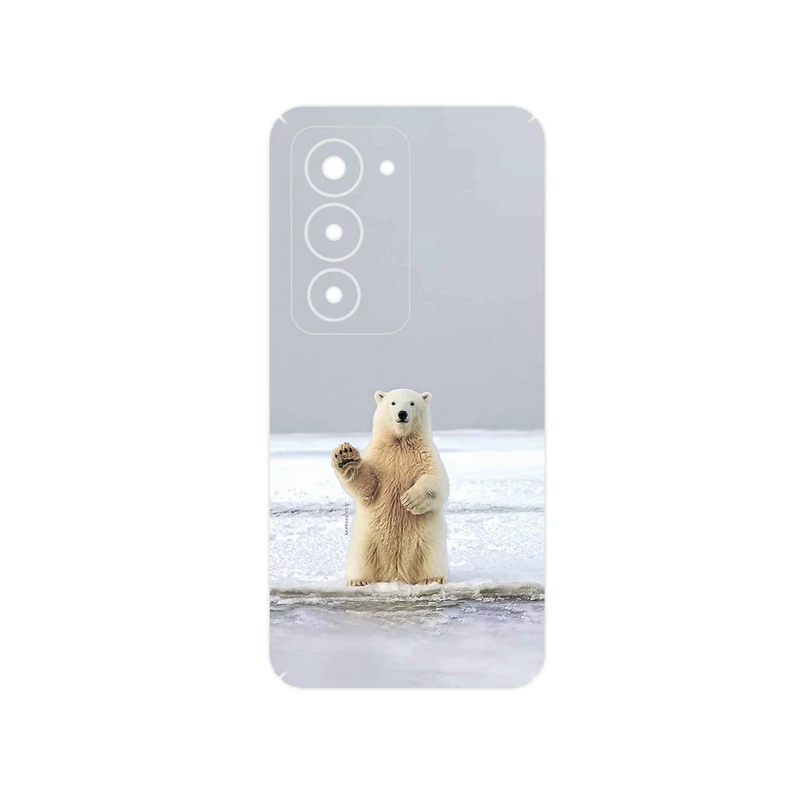 برچسب پوششی ماهوت مدل Polar_bear مناسب برای گوشی موبایل شیائومی Redmi 15 4G