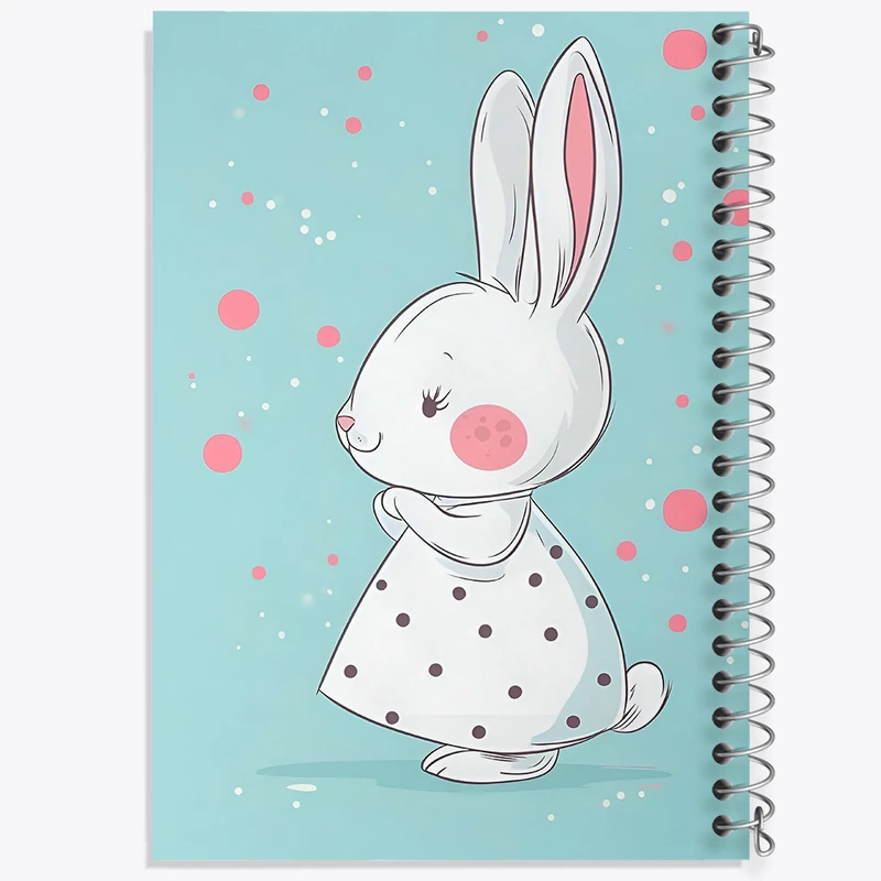 دفتر مشق 50 برگ خندالو طرح خرگوش کیوت کد F10850