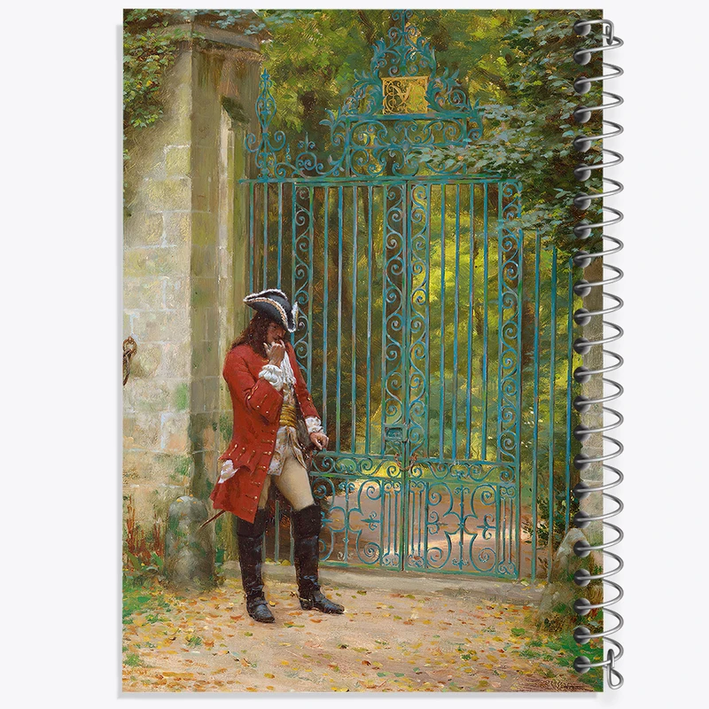 دفتر نقاشی 50 برگ خندالو طرح نقاشی زمان معین اثر ادموند بلر لیتون کد F12466