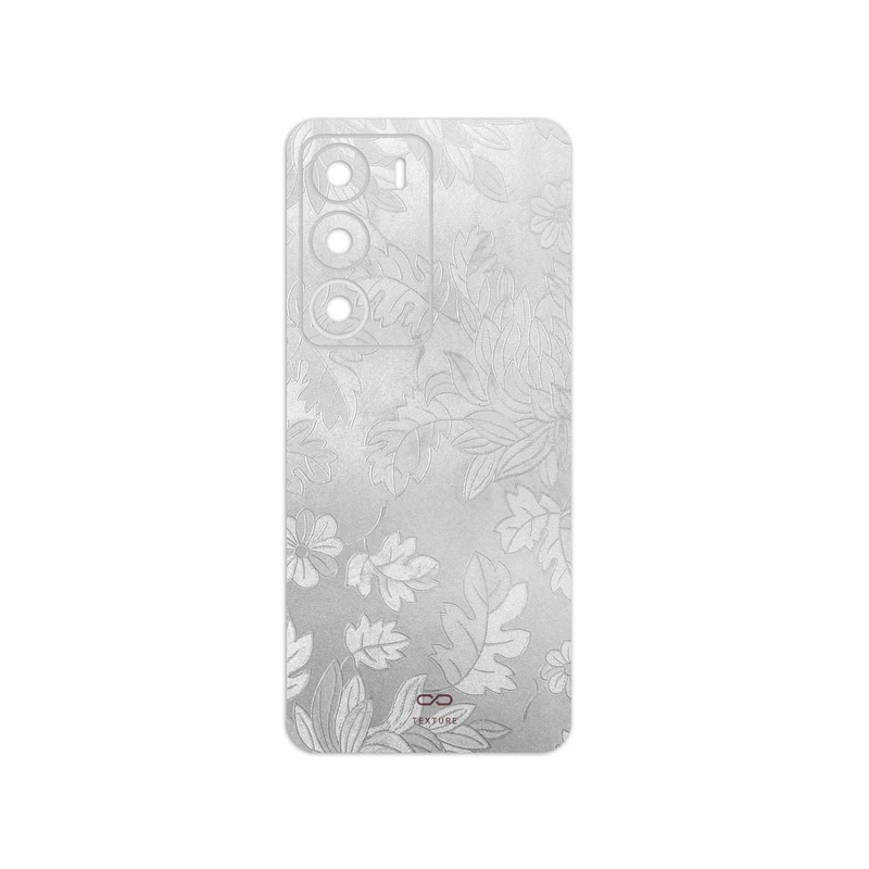 برچسب پوششی ماهوت مدل Silver-Wildflower مناسب برای گوشی موبایل ریلمی C71