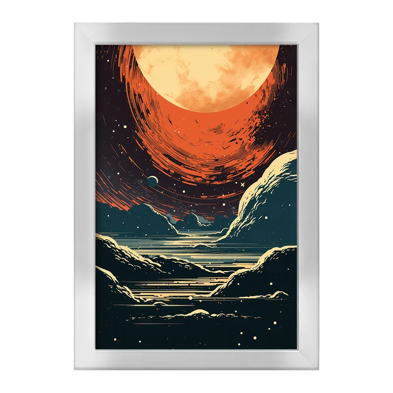 تابلو خندالو طرح کهکشان کد F2634