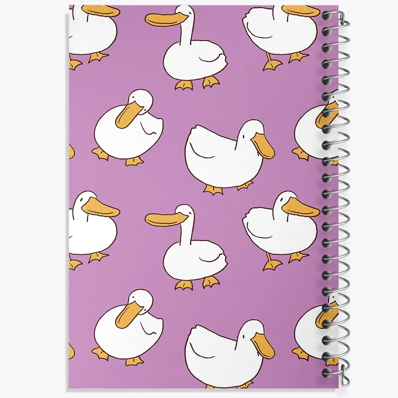 دفتر طراحی 50 برگ خندالو طرح اردک کد N929