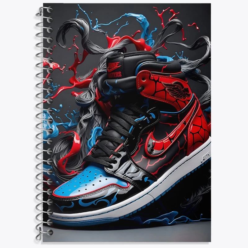 دفتر لغت 50 برگ خندالو طرح کتونی نایکی کد F3817