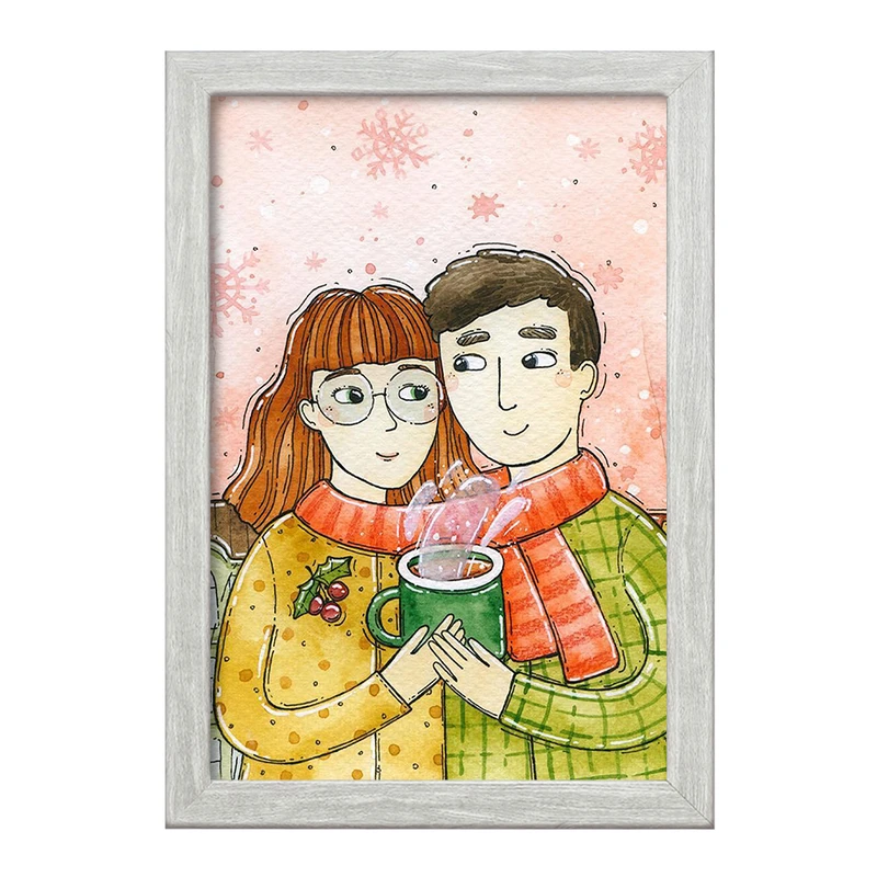 تابلو خندالو طرح عاشقانه  کد 1855