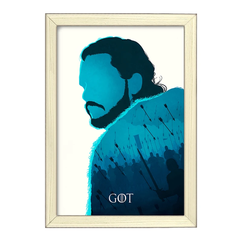 تابلو خندالو طرح جان اسنو گیم آف ترونز (Game of Thrones) کد F13757