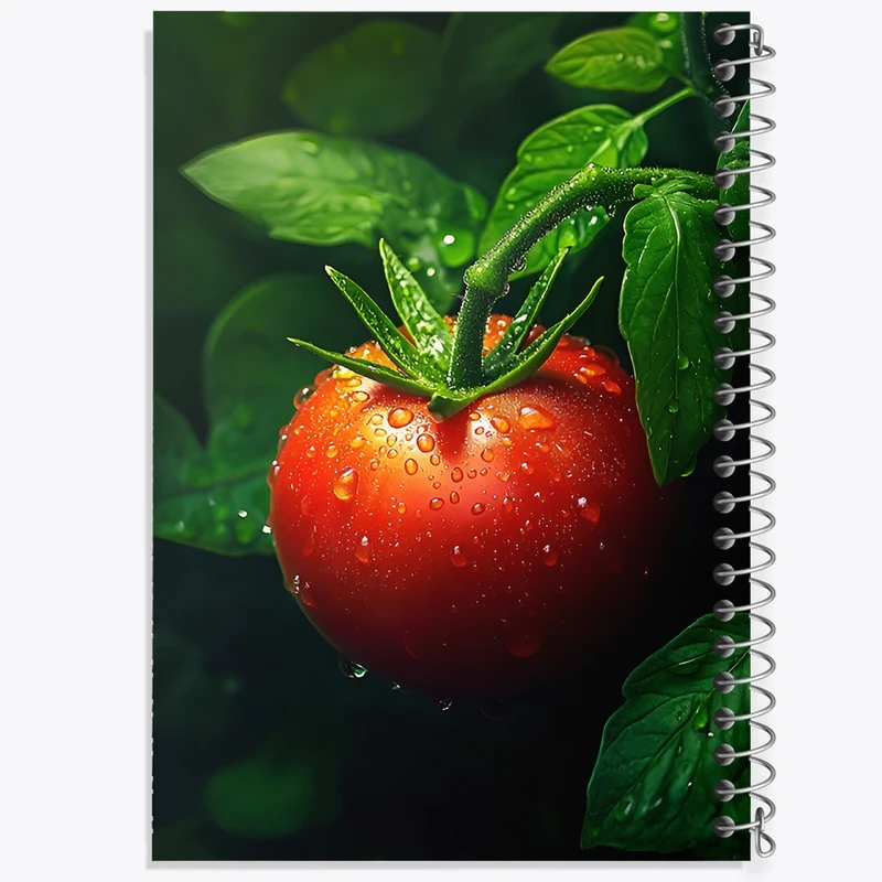 دفتر لیست خرید 50 برگ خندالو طرح بوته گوجه فرنگی کد F12736