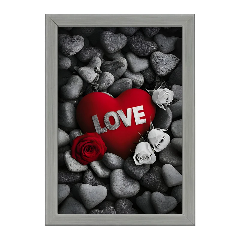 تابلو خندالو طرح قلب (Love) کد F7498