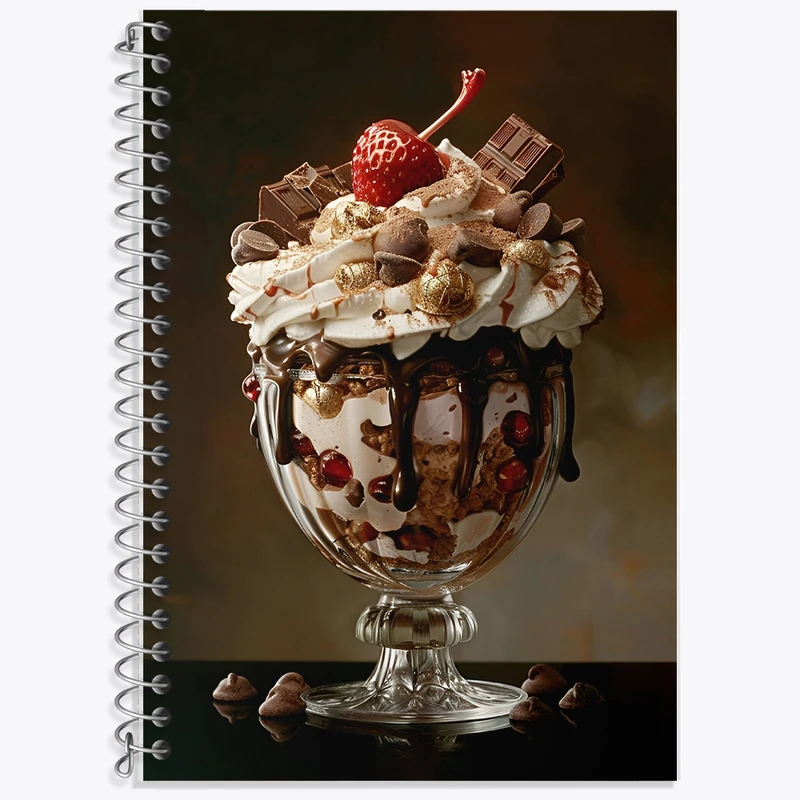 دفتر لغت 50 برگ خندالو طرح بستنی کد F9350