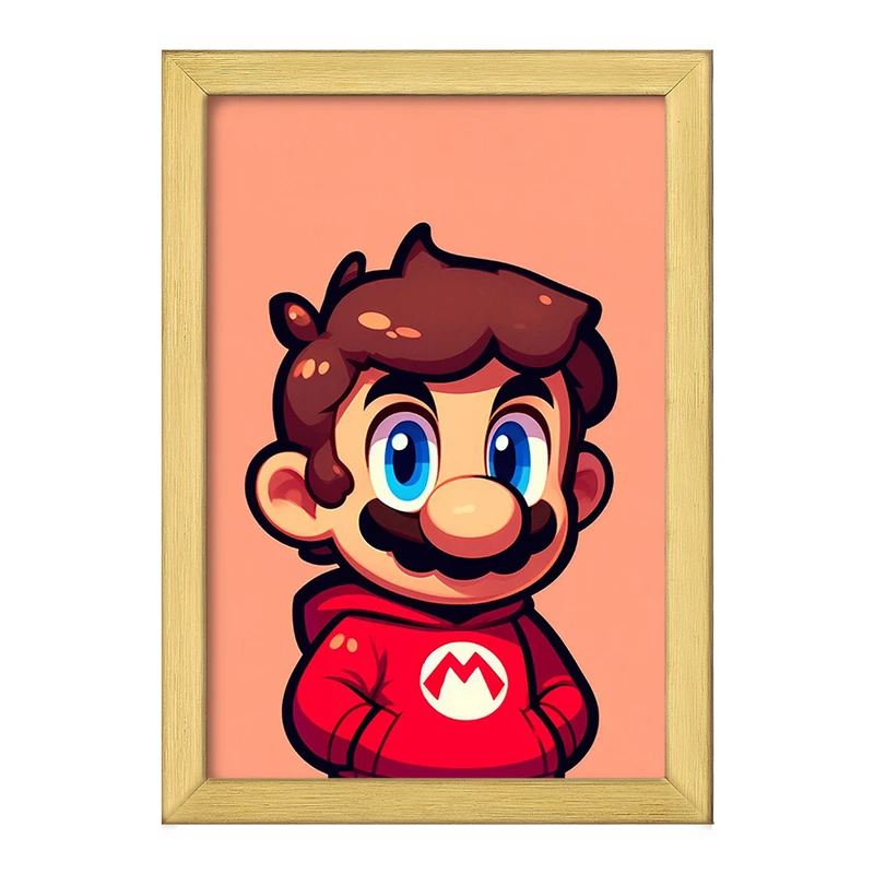 تابلو خندالو طرح سوپرماریو (Super Mario) کد F961