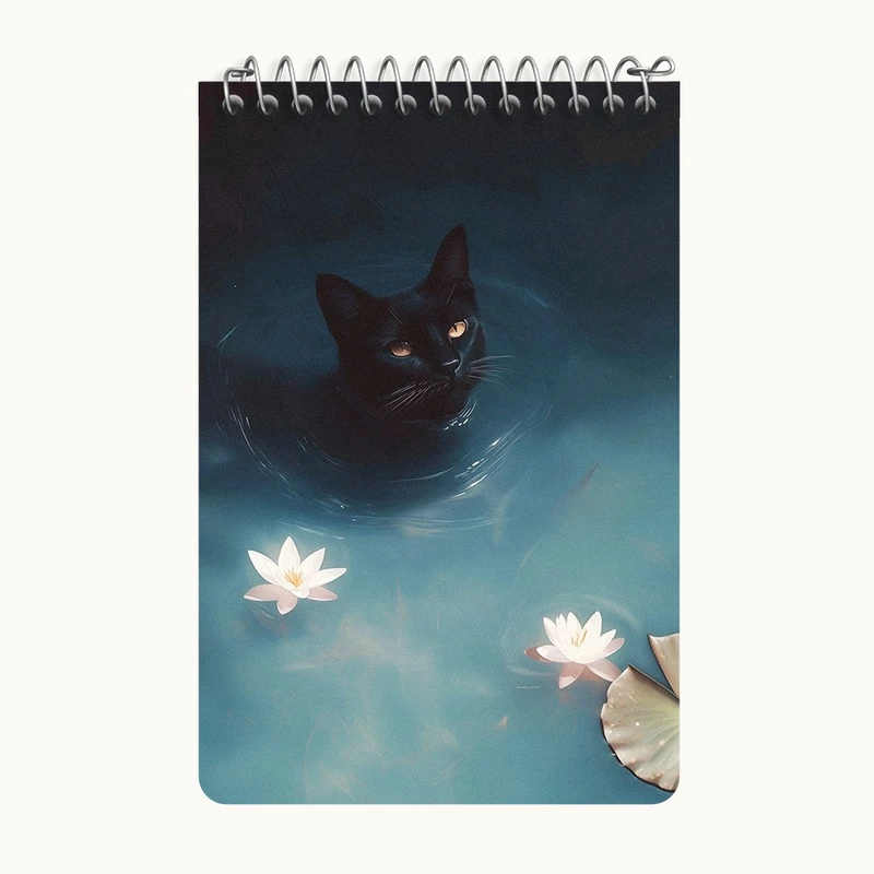 دفتر یادداشت 50 برگ خندالو طرح گربه کد F10723