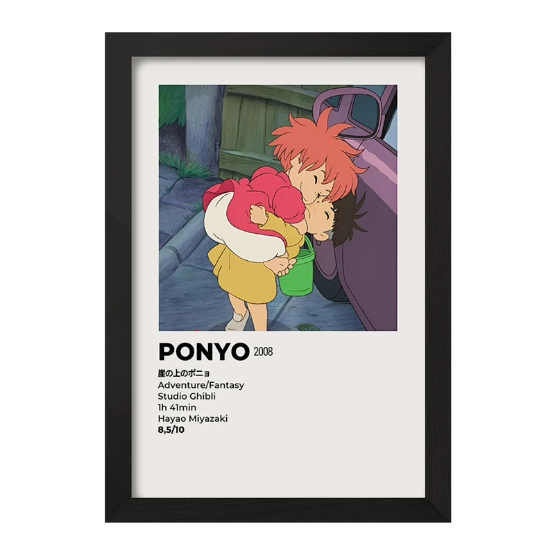 تابلو خندالو طرح انیمه پونیو (Ponyo) کد F13168